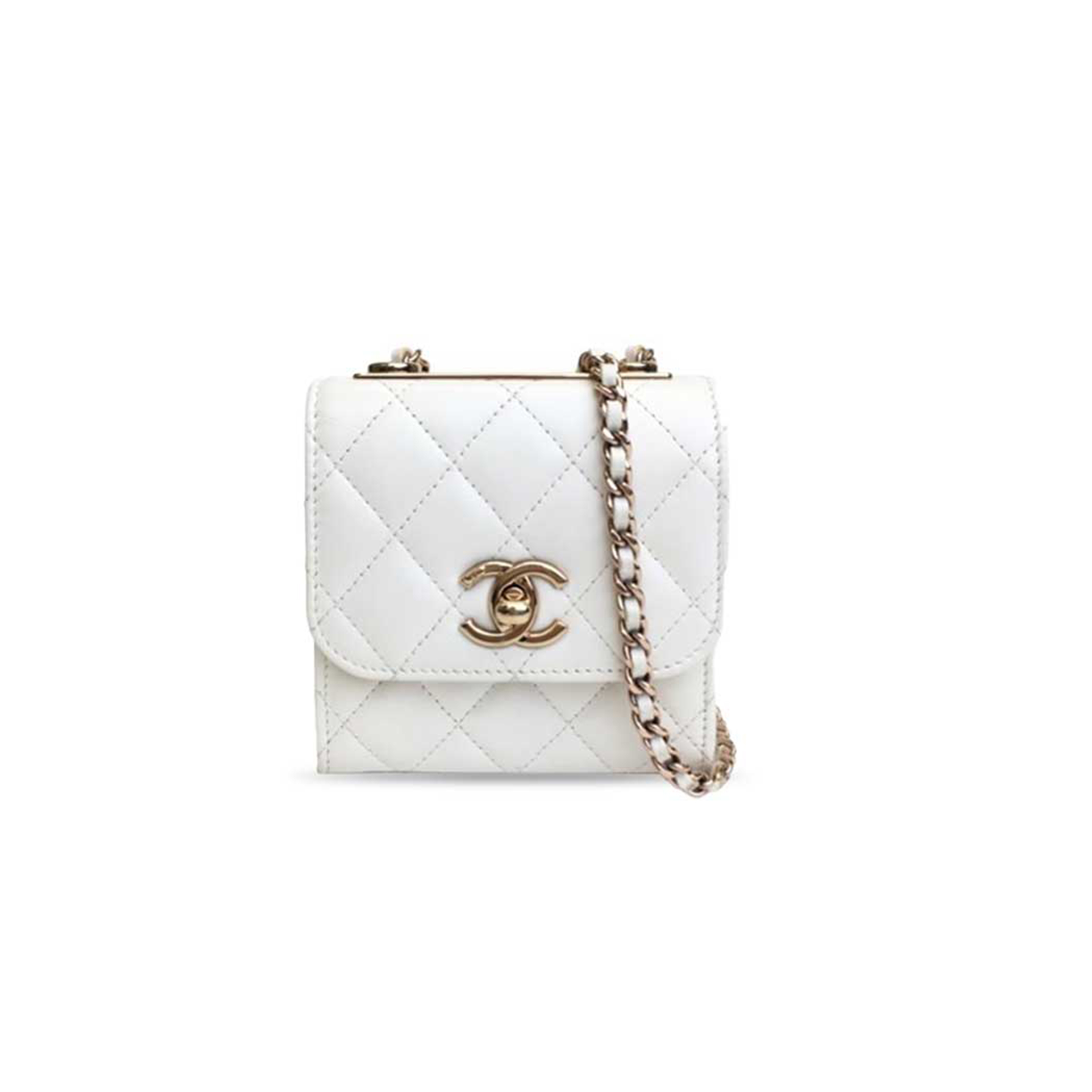 CHANEL MINI TRENDY CC WALLET ON CHAIN A81633 (11*11*5cm)